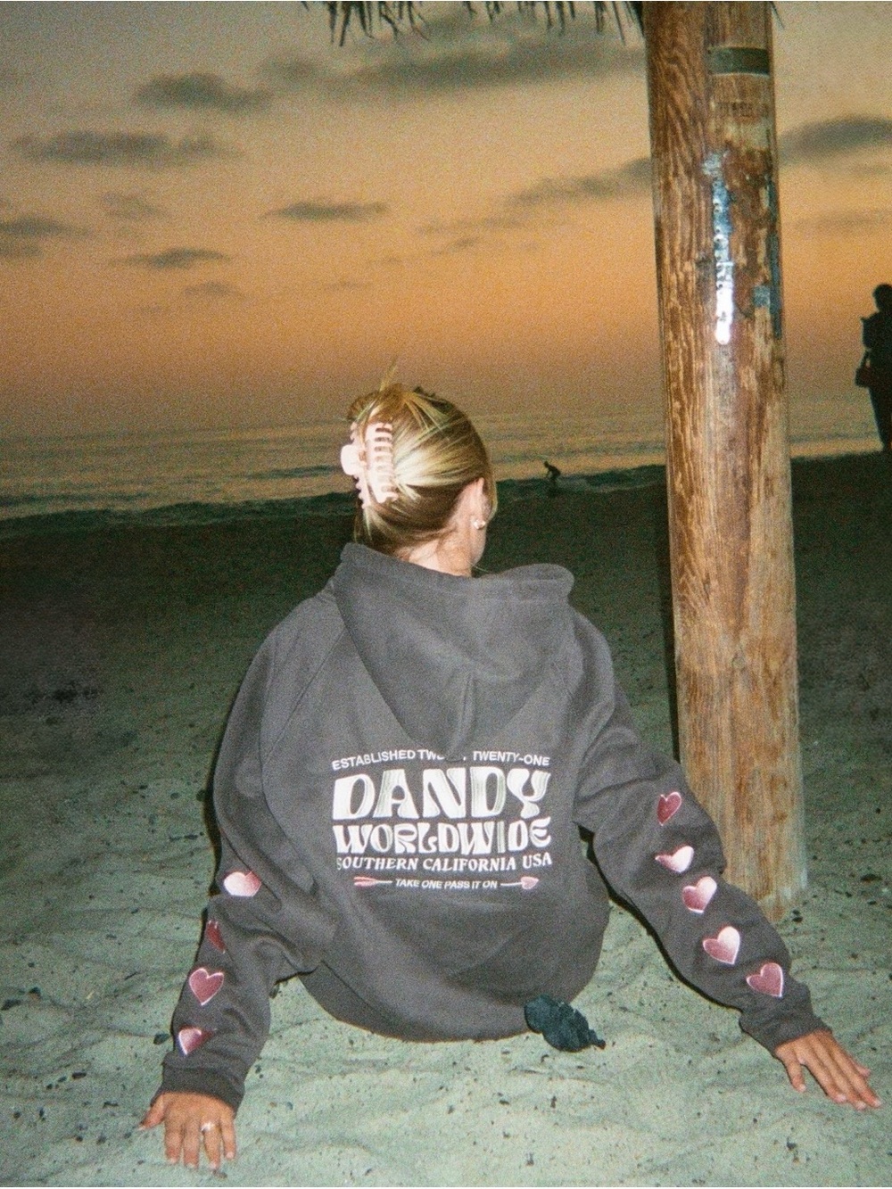 Dandy Workdwide “Heart on My Sleeve” Oversized Lux Hoodie